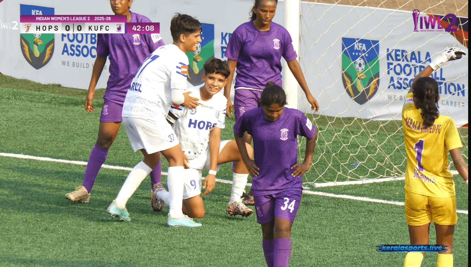 🔒 HOPS FC clean sheet! 2-0 Kerala United FC
