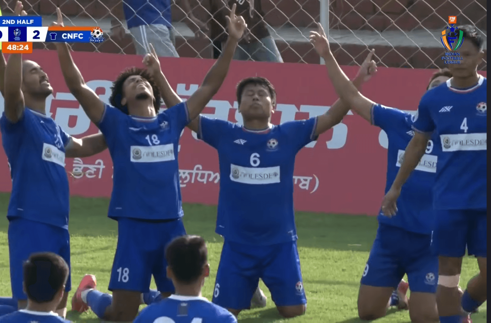 ⚽ Chanmari FC in control against Namdhari FC 4-1