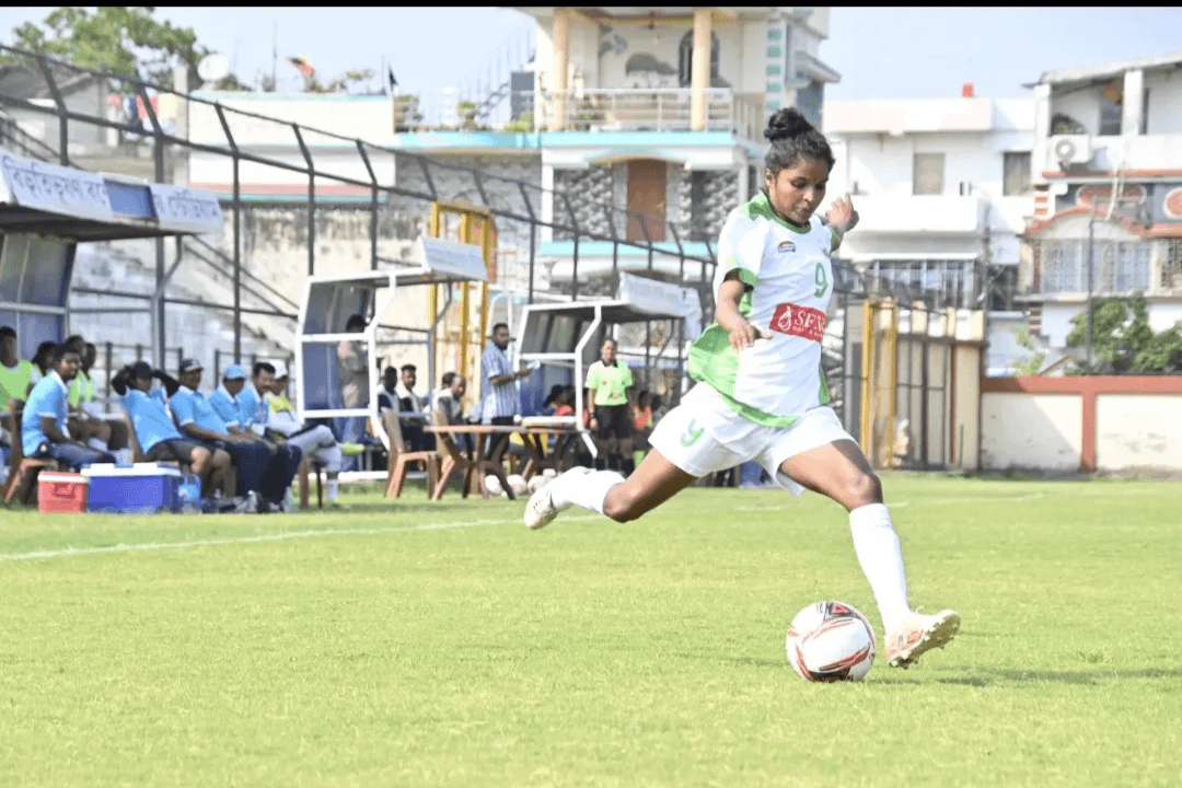 🎩 Mamata Mahata hat-trick as Sribhumi FC demolish Moitri Sansad 10-0